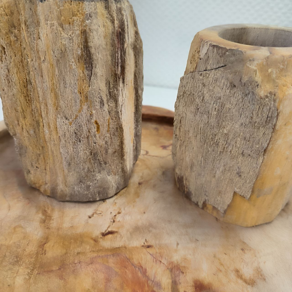 Набор из окаменелого дерева 3 предм Fossil Set NF-63080 поднос 29см*34см