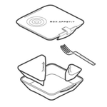 Ланч-бокс black+blum, box appetit, 1 л, желтый