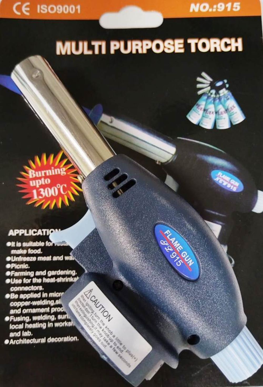 Газовая горелка с пьезоподжигом NO:915