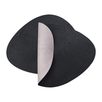 Набор из 4-х двухсторонних сервировочных салфеток drop, 33х41 см, черный/светло-серый