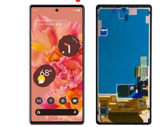 Дисплей для Google Pixel 6 в сборе с тачскрином черный