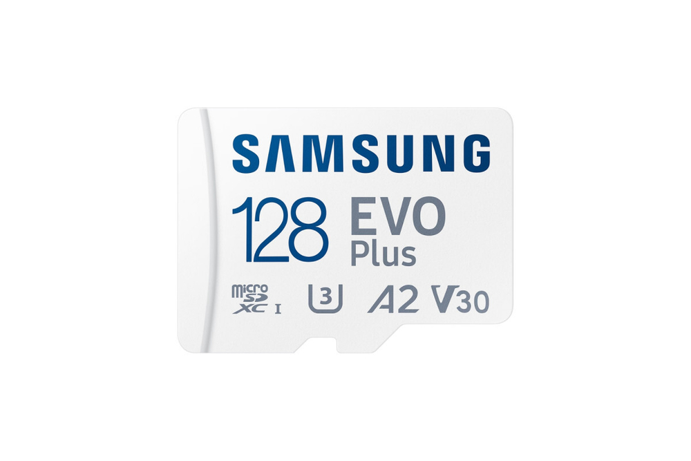 Карта памяти Samsung microSDXC EVO Plus Class10 UHS-I U3 (160MB/s) 128GB + ADP (EU)
