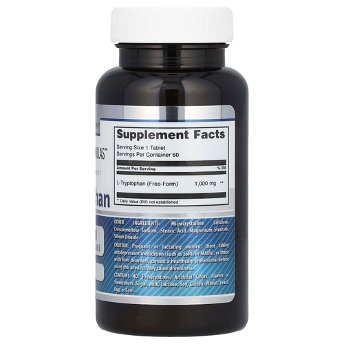 Amazing Nutrition, L-триптофан, 1000 мг, 60 таблеток