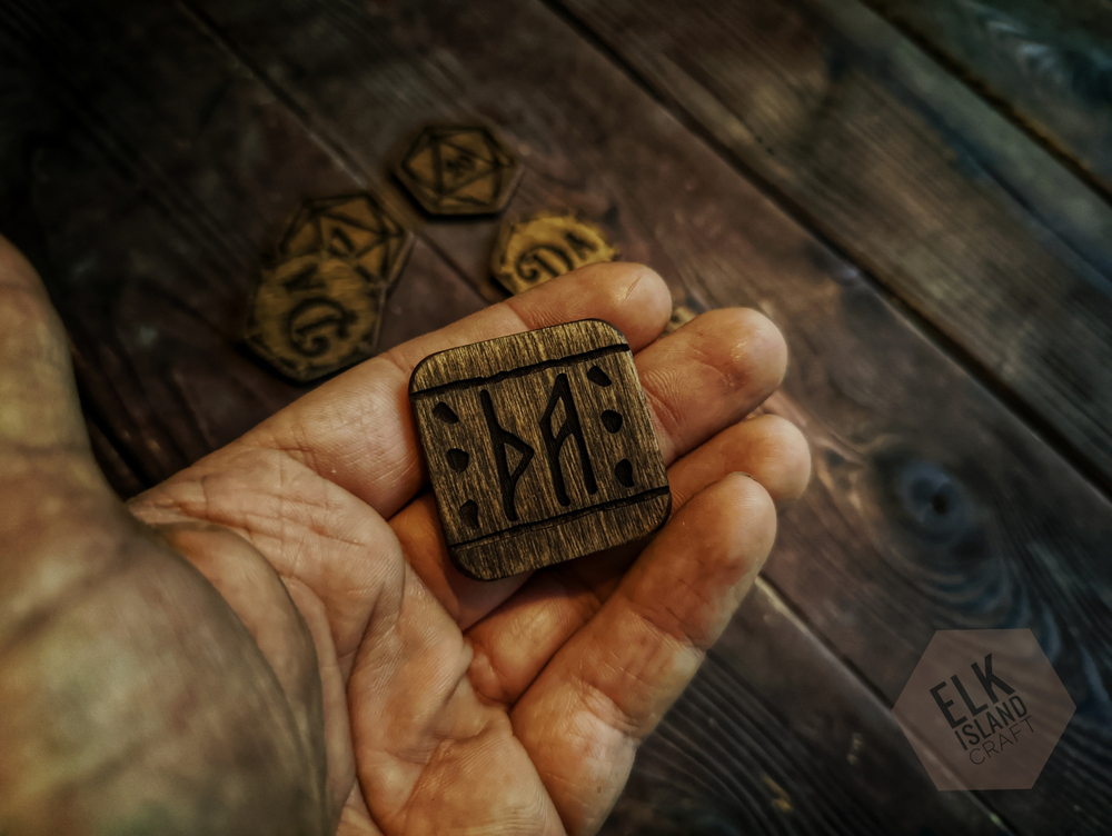 Жетоны  D2. Двусторонняя монета