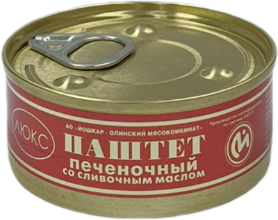 паштет ЛЮКС со слив/маслом 100гр*12 ЙоЛа *4606639026211