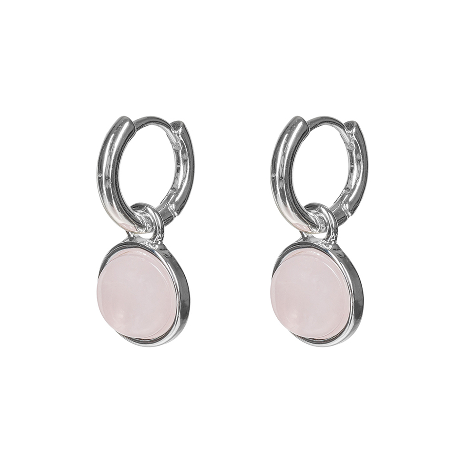 Серьги Fiore Luna ROSE QUARTZ LE1113 R/S