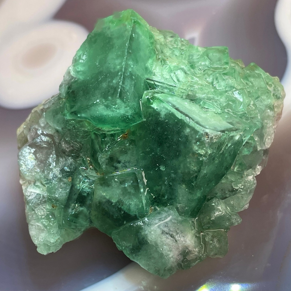 41358 Флюорит Друза кристалл необработанный 67мм