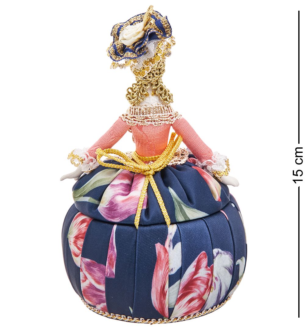 Народные промыслы RK-732/ 3 Кукла-шкатулка «Дама в вечернем платье»