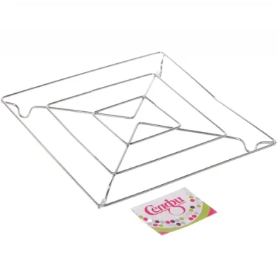 Подставка под горячее металлическая «Квадрат» 17 см Селфи