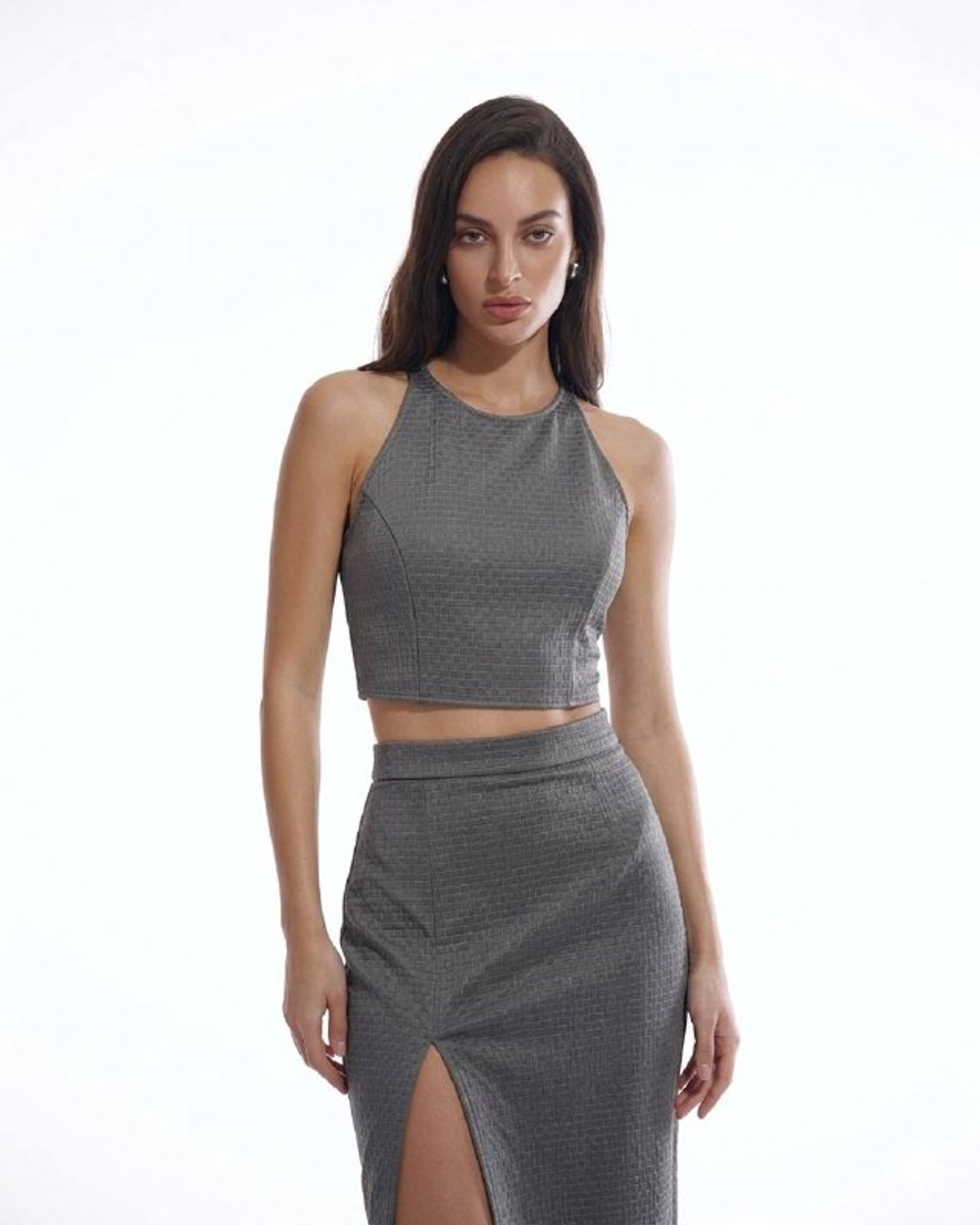 Топ из премиальной экокожи