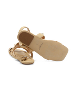 Кожаные босоножки TWINSET - нюд(221TCP054)