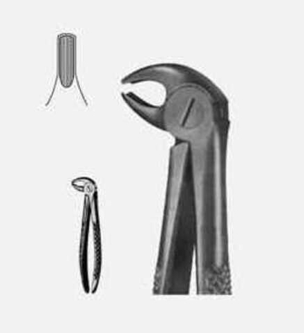 Щипцы для удаления резцов, клыков и премоляров нижней челюсти 13 ВР-Щ-172