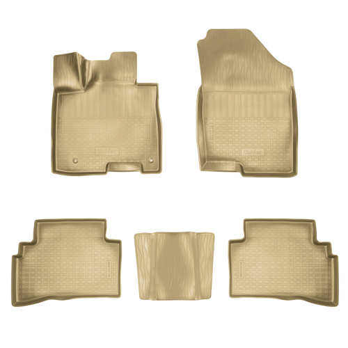 Ковры в салон Norplast/Unidec для Hyundai Tucson IV (2021-), Бежевый, евро короткая база, арт.NPA11-C31-736-B