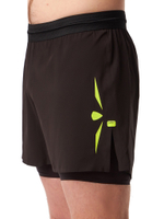 ШОРТЫ МУЖСКИЕ SPEED AERO 5 ELEVATE 2IN1 SHORT | BLACK YELLOW