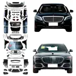 Обвес переделка для Mercedes-Benz W222 2014-2020 для обновления до X223 W223 S680 Maybach 2022+ Майбах Мерседес Бенц S класс