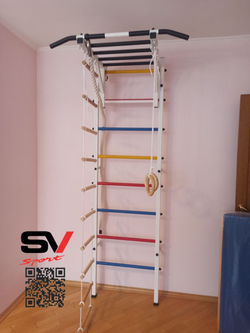 Монтаж шведской стенки Sv Sport в пеноблочные, газоблочные стены