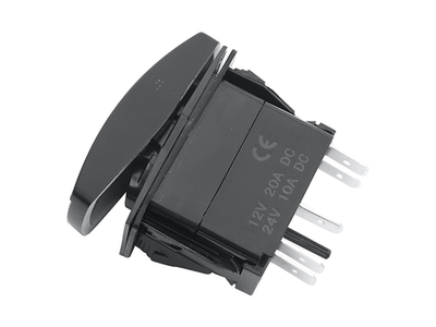 Переключатель ВКЛ/ВЫКЛ, синий, ПЕРЕДНЯЯ БЛОКИРОВКА