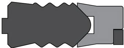 A155-085 Штоковое уплотнение 85-95-22,5/5