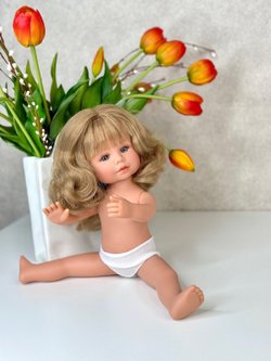 Кукла D Nenes виниловая 34см Xavi без одежды (022359W)