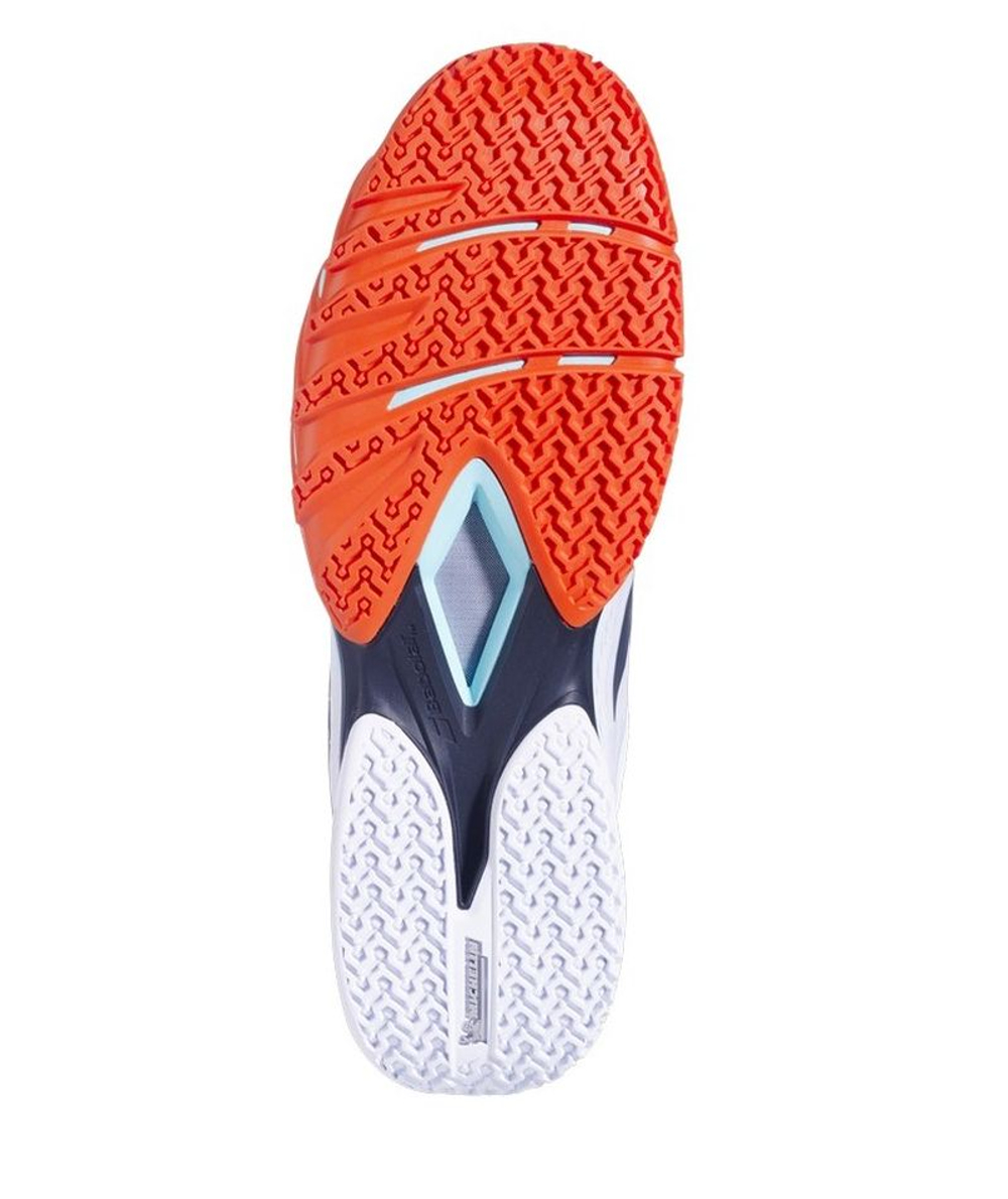 Мужские кросовки для Padel Babolat Premura 3 Lebron - white/orange