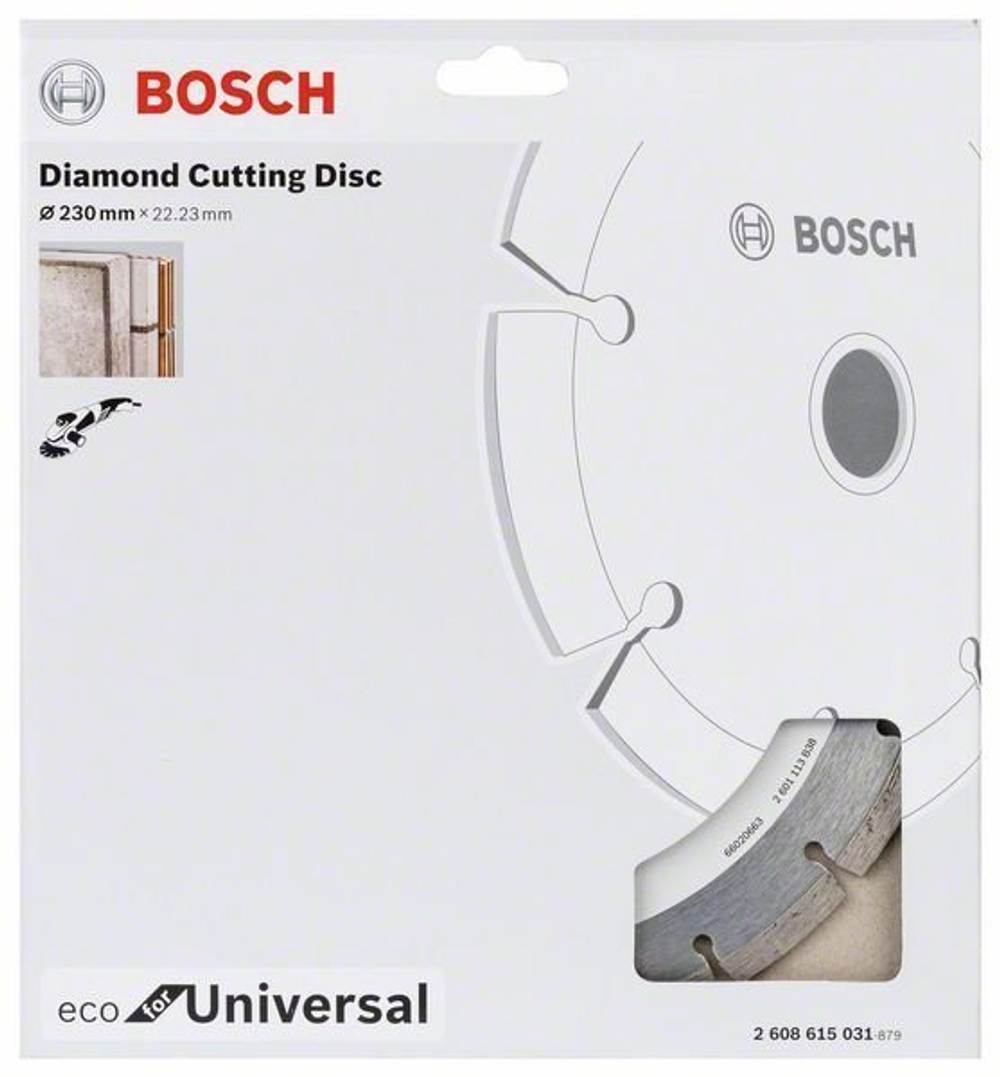 Алмазный отрезной круг ECO for Universal 230 мм, 10 шт., 2608615044