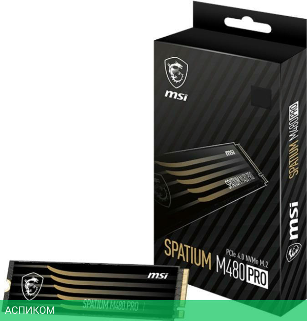SSD диск MSI Spatium M480 Pro 4TB (S78-440R050-P83)