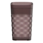 Стакан для зубных щеток без разделителя Glam (шоколад)