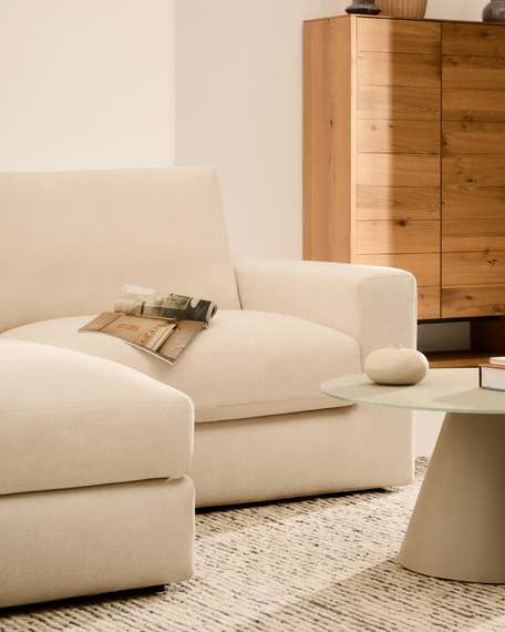 Alea 3-местный модульный диван с левым шезлонгом и съемным чехлом 220 см