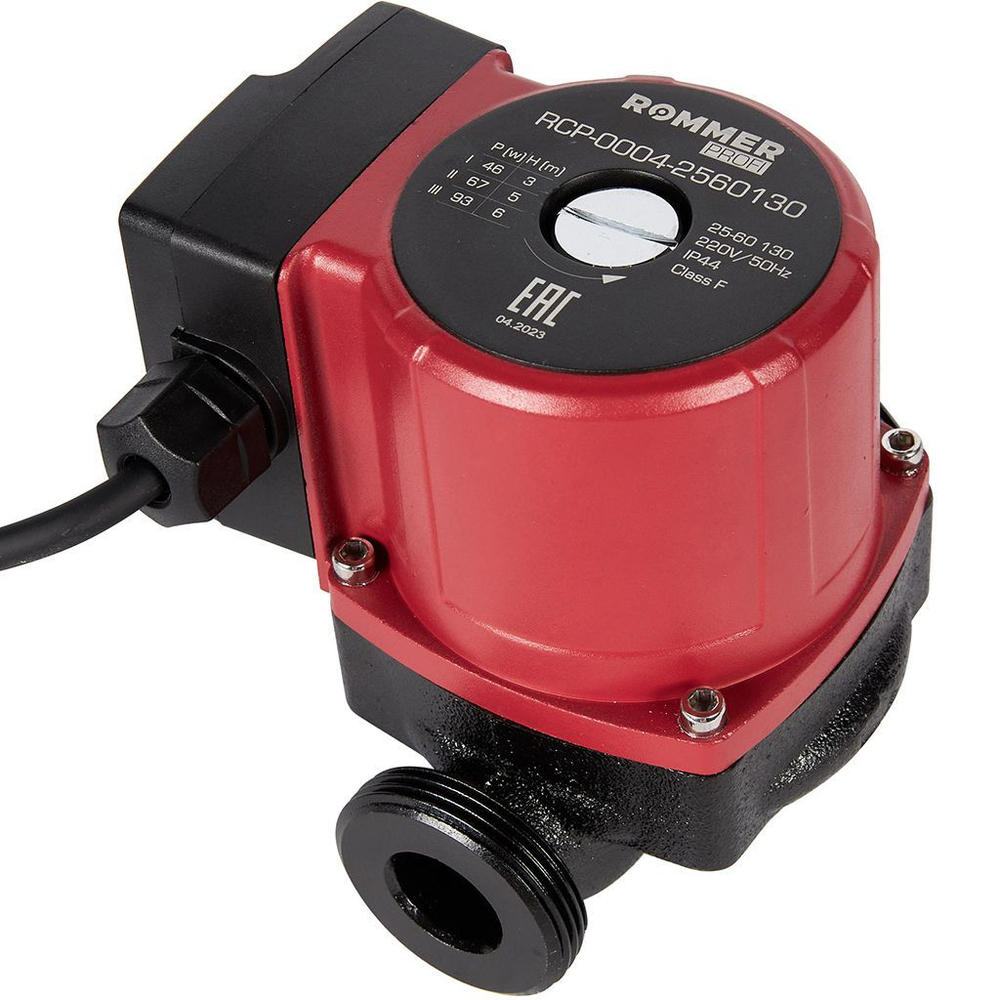 Насос циркуляционный ROMMER Profi 25-60-130 с гайками