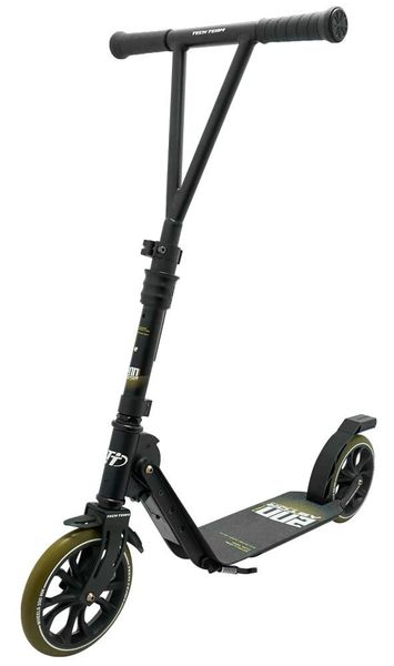 Городской складной самокат Astor 200 Черно-зеленый
