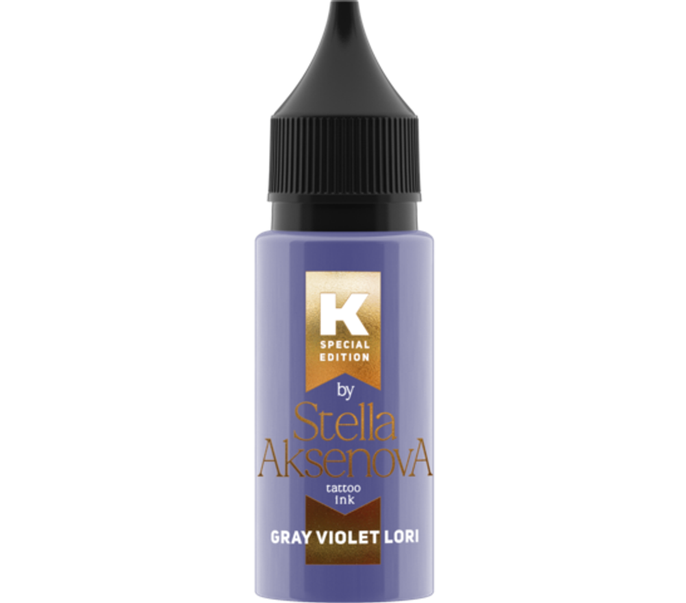 Gray Violet Lori КРАСКА Tattoo Ink by Stella Aksenova