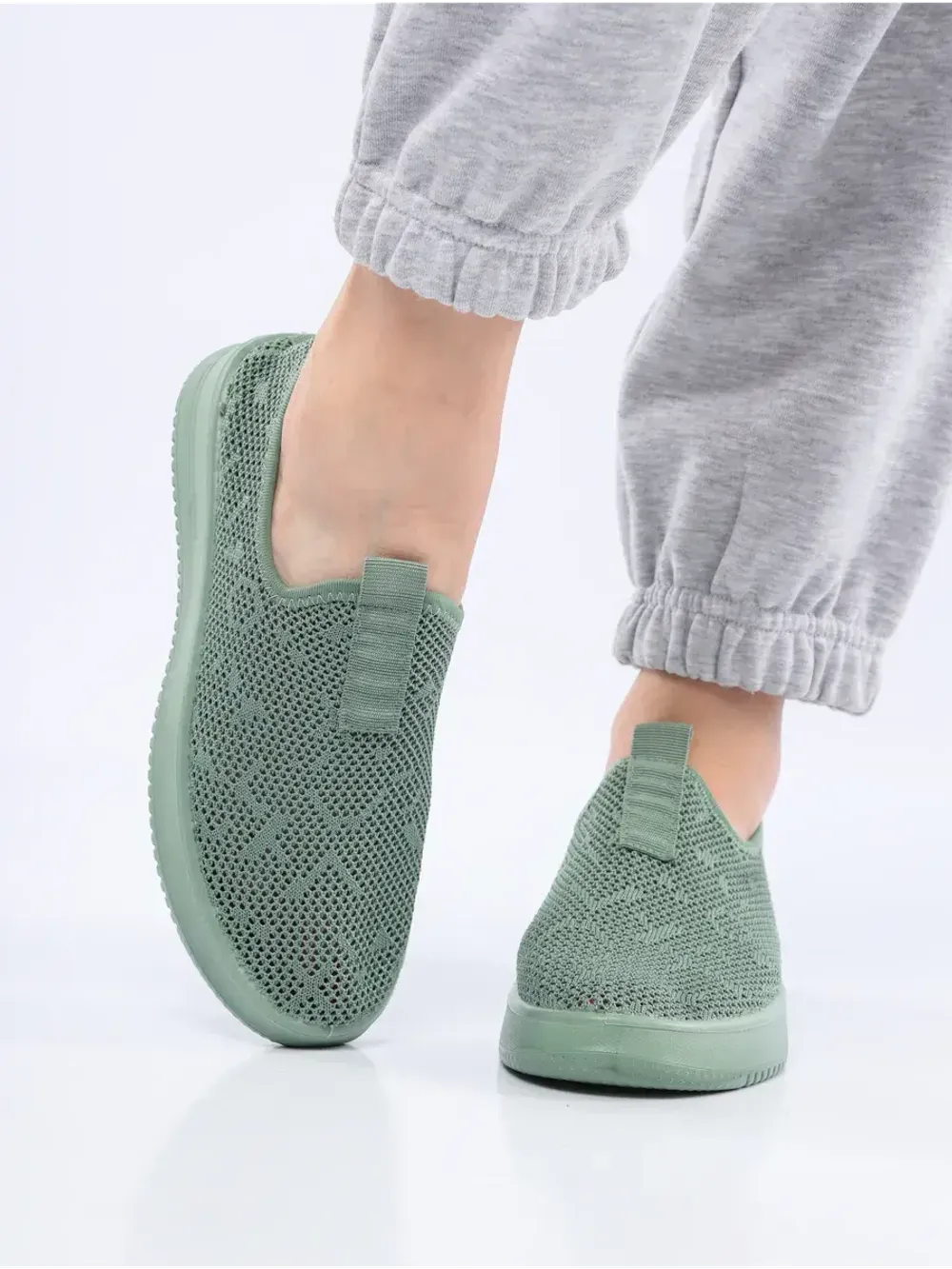 Слипоны летние текстильные