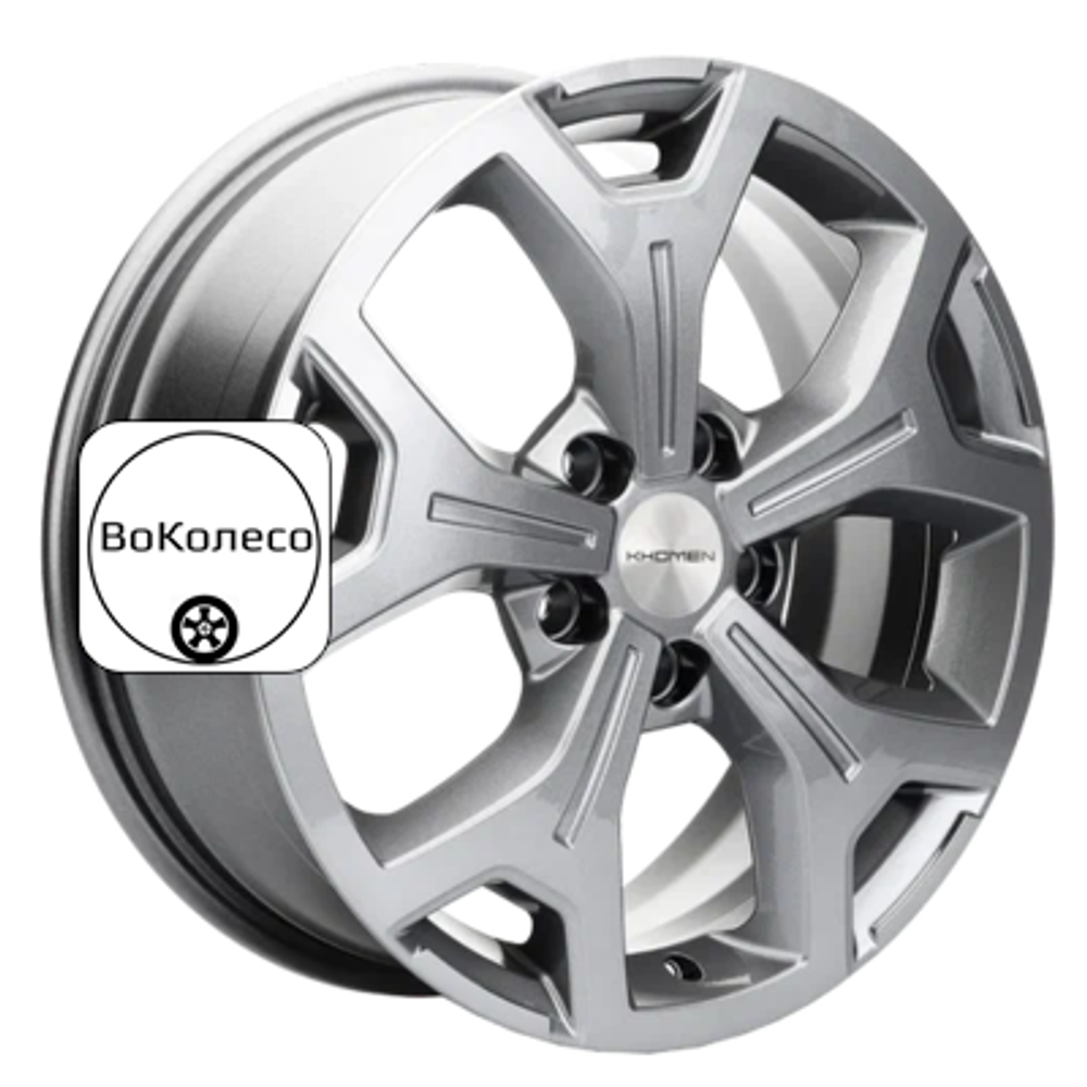 6,5x17/5x114,3 ET40 D64,1 KHW1710 (Haval F7/F7x) Gray Khomen Wheels