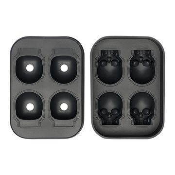 Форма для льда ice skull, графит