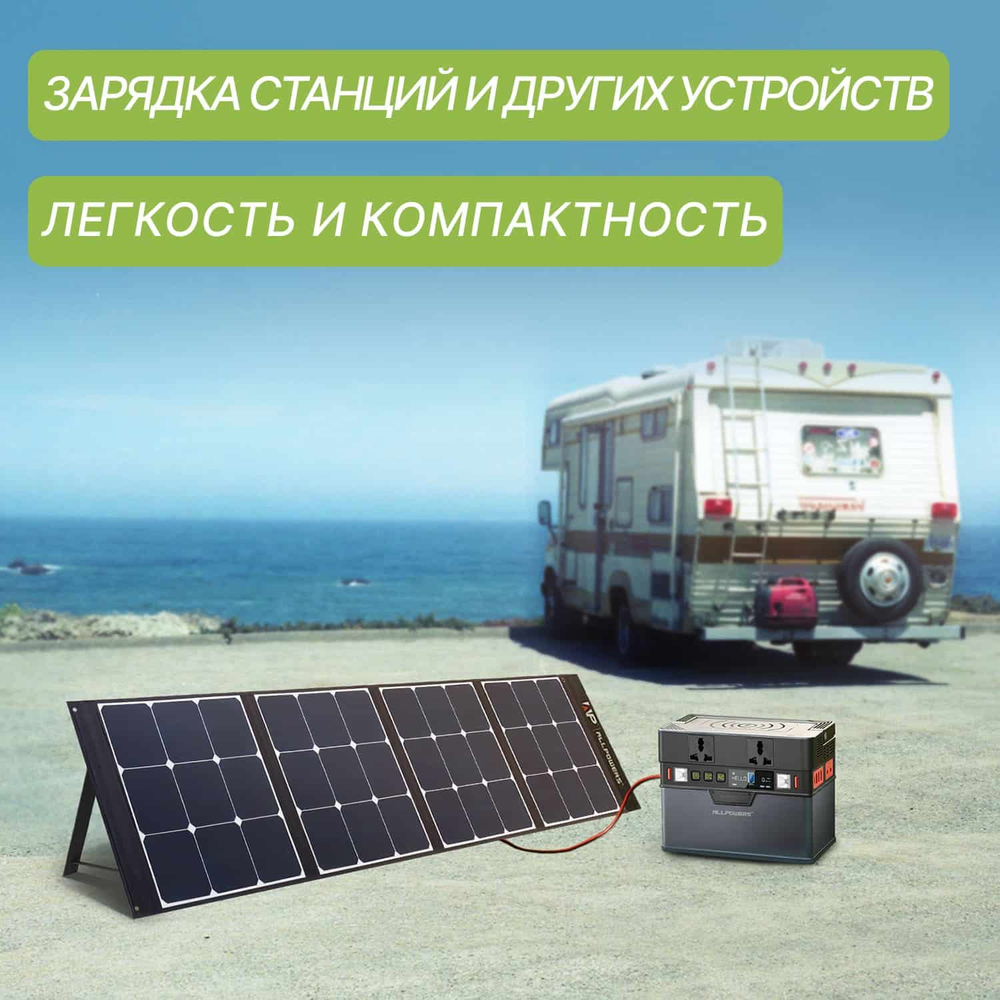 Солнечная панель Allpowers PRO 200 Вт (Q0405)
