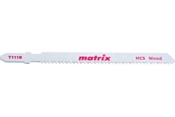 Полотно по дереву T111B (3 шт; 100х75 мм; шаг 2 мм; HCS) для электролобзика MATRIX 78225