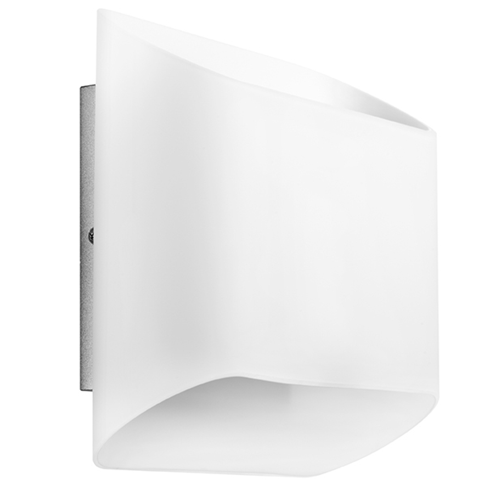 808620 Светильник настенный MURO 2х40W G9 ХРОМ/БЕЛЫЙ