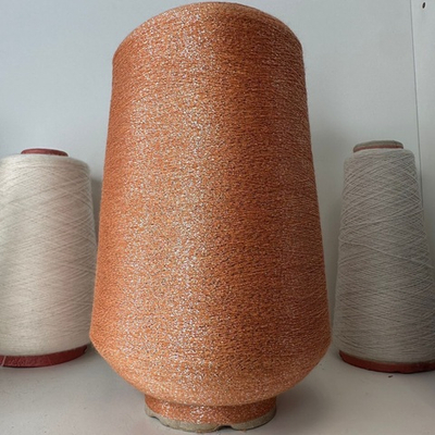 ALL THE SINGLE LADIES - Millefili; 89% вискоза, 11% металлизированный люрекс; 4450м/100гр; цвет: оранжевый морковный, серебристый люрекс; Есть бобинка: 120 гр