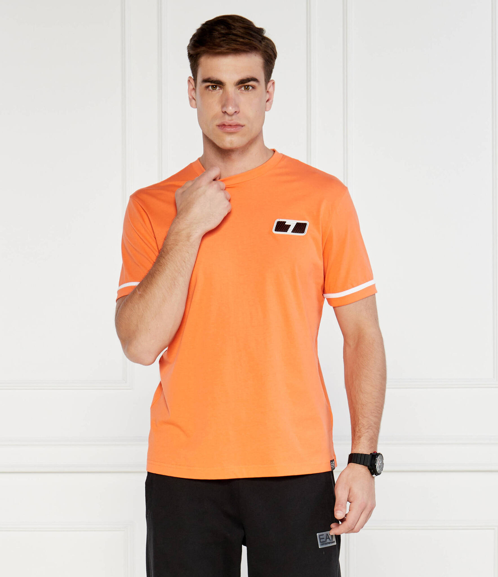 Футболка EA7 - оранжевый(3DPT13 PJ3BZ)