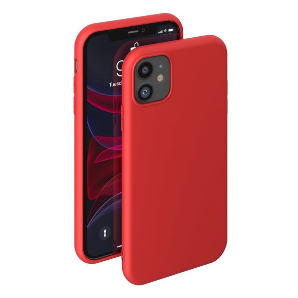 Чехол-накладка силикон Deppa Gel Color Case Basic D-87228 для iPhone 11 (6.1") 0.8мм Красный