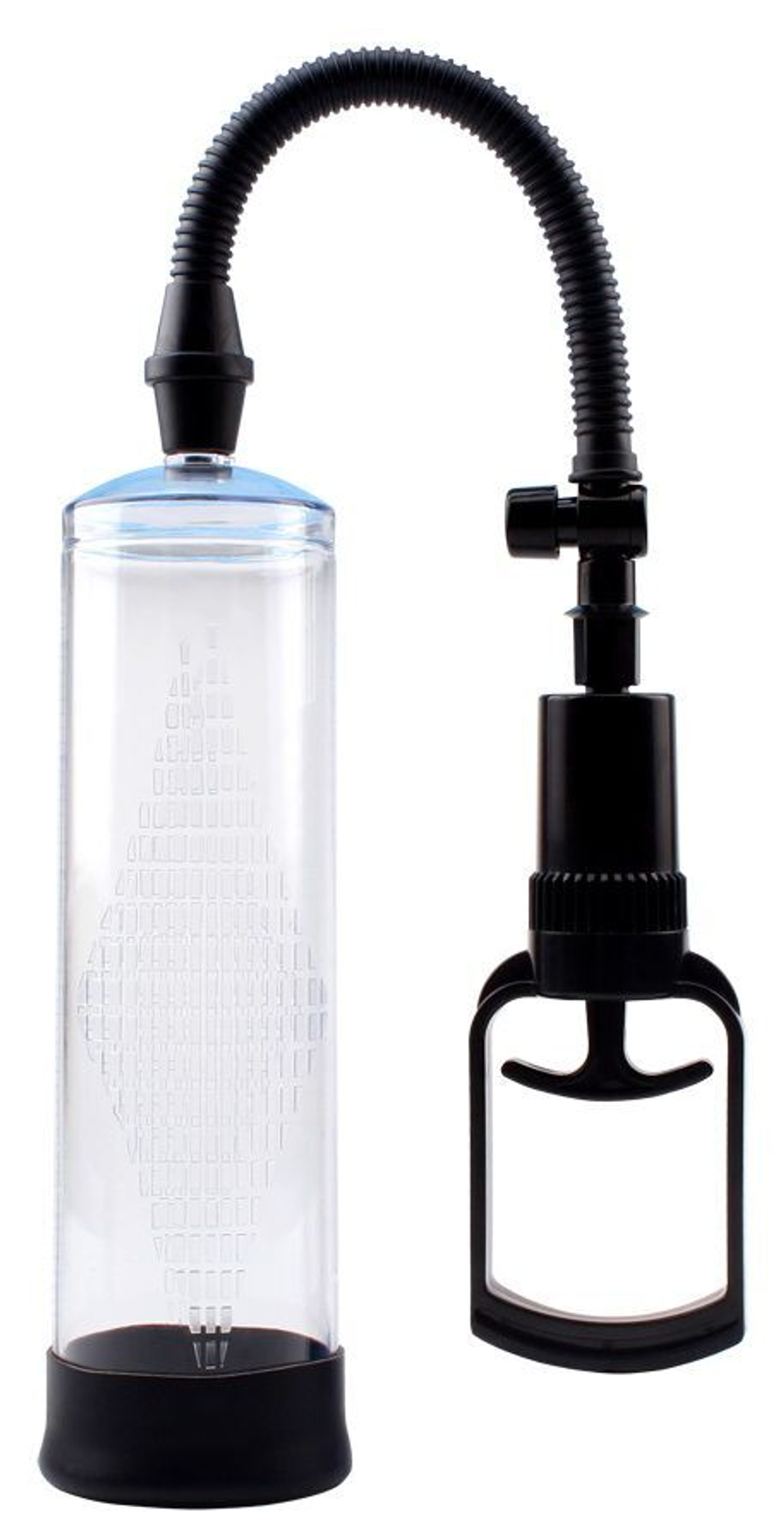 Прозрачная поршневая помпа Rock Hard Penis Pump (Цвет: прозрачный)