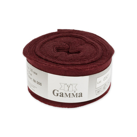 Бейка трикотажная "Gamma", 35мм, цв.006, 95% хлопок, 5% эластан