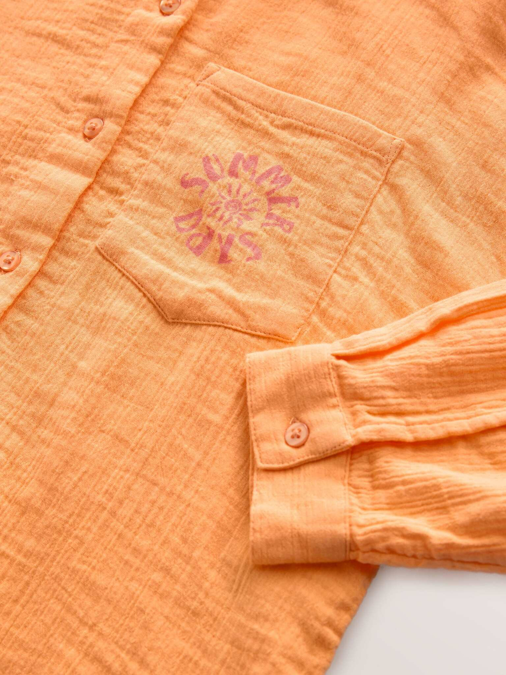 Рубашка для девочки Next AD6-053, Оранжевый