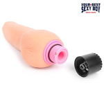 Телесный вибратор 19,5см Bior Toys Your Best Sexy Boy Realistic Cock Vibe EE-10055-1