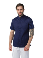 Туника медицинская мужская Dr. Nice, на молнии, синий, 48