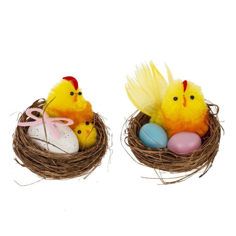 GAEM Набор из 12-ти фигурок декоративных "Цыпленок" (5,5*3), L25 W17 H6 см