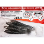 Рыболовные, силиконовые приманки виброхвост RuBaits Bomb Ribster. Набор для рыбалки на щуку судака окуня форель. На спиннинг джиг микроджиг.