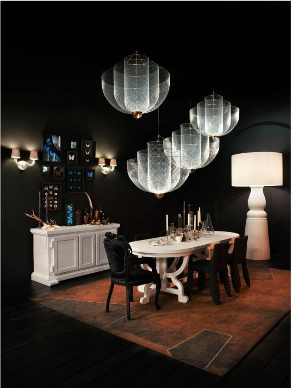 Pendant design lamp  Meshmatics by Moooi D45 (Gold)