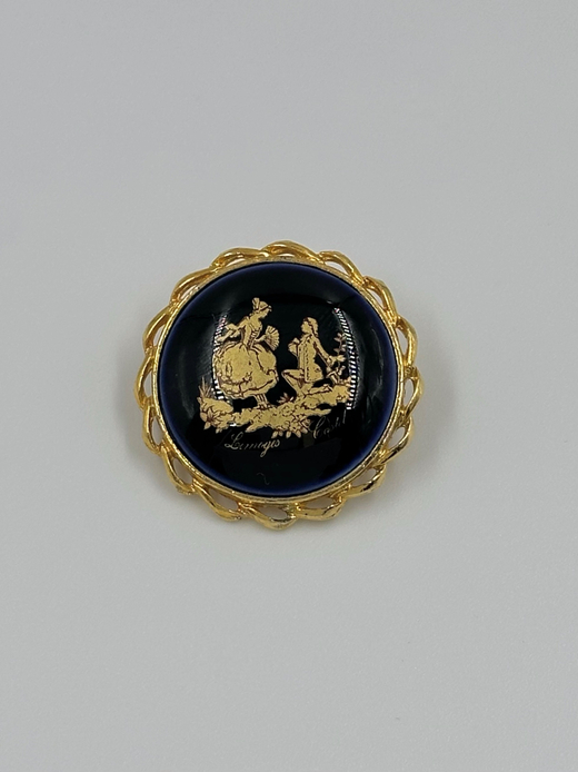 Брошь Limoges Castel