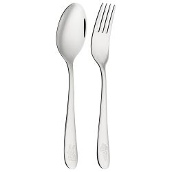 НАБОР ДЕТСКИХ СТОЛОВЫХ ПРИБОРОВ ZOO AGNESS 2 ПР